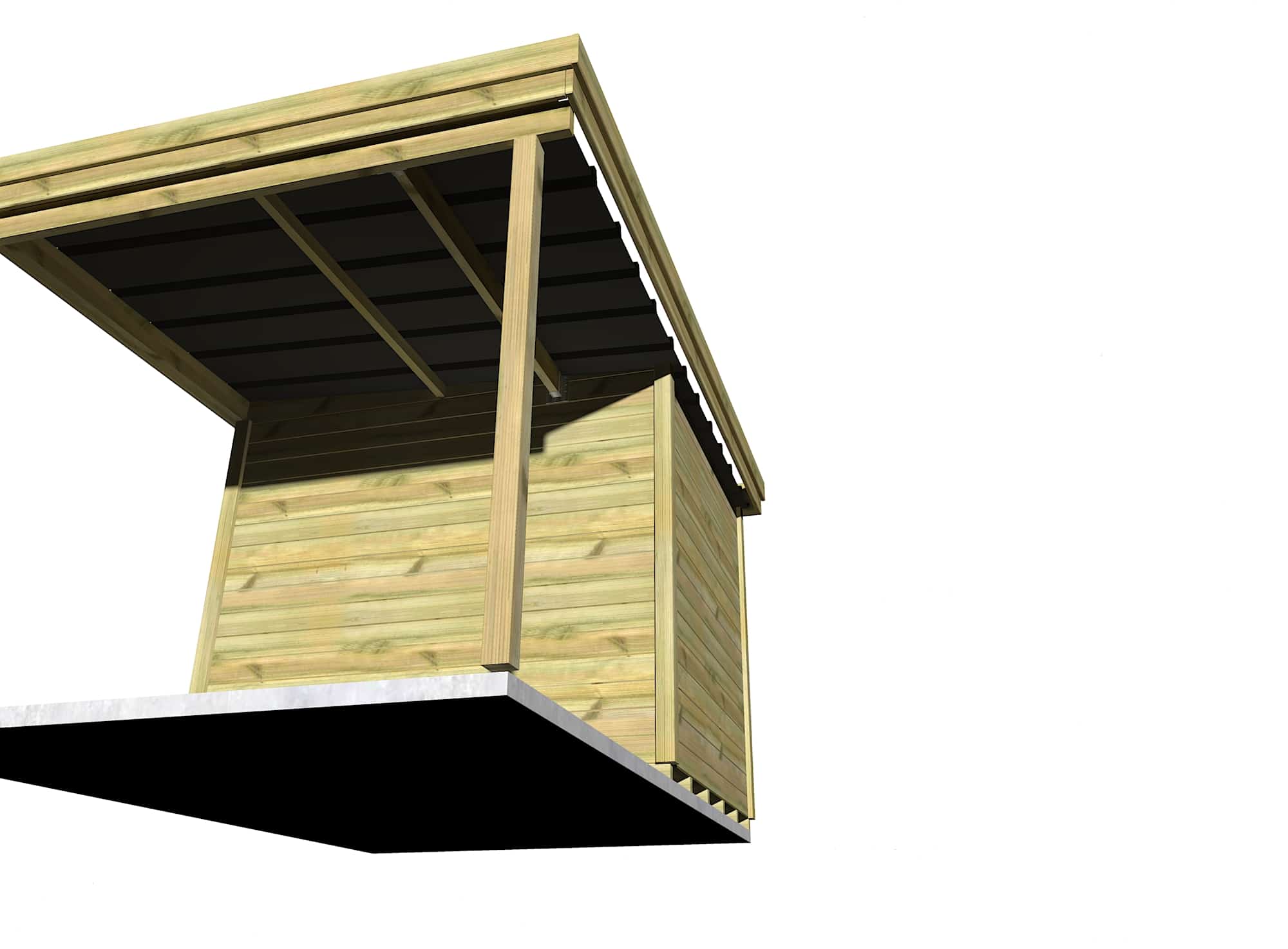 Abri Français Origine Cabanon abri de jardin 12,4 m²
