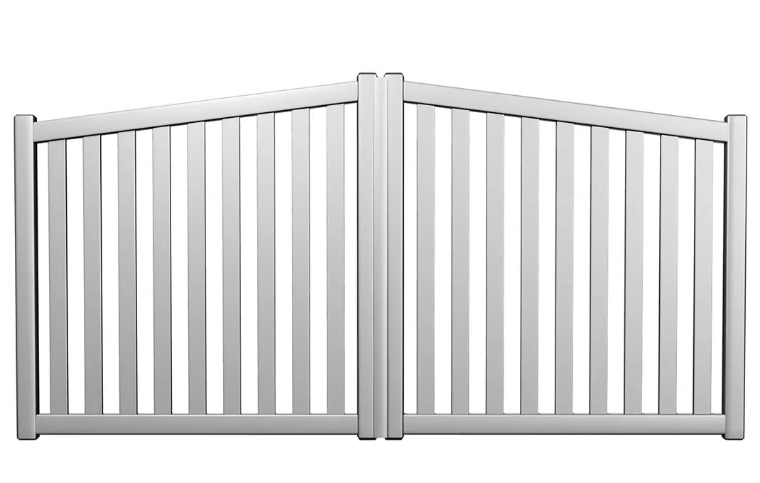 Préfalu JURA portail battant aluminium extérieur jardin