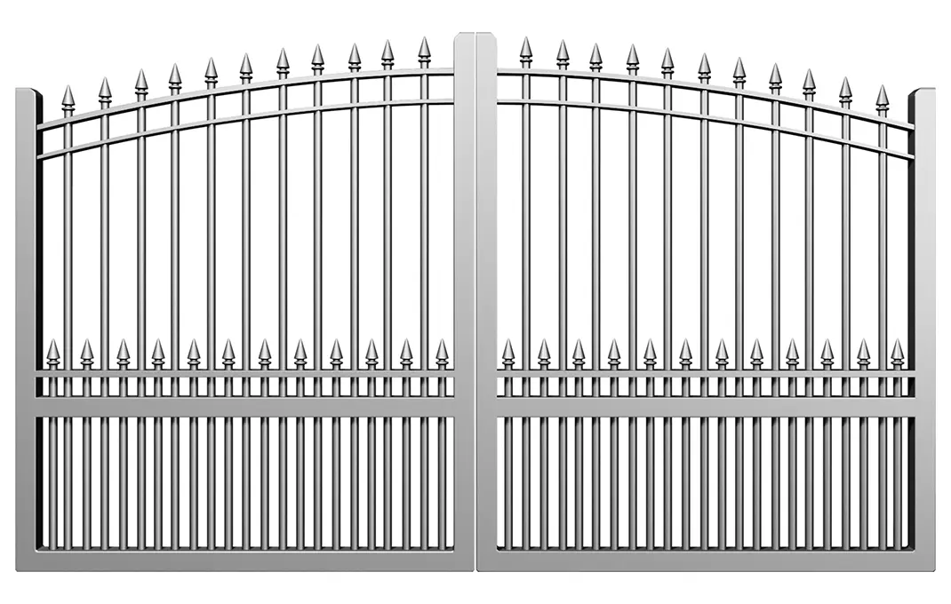 Préfalu ARC portail battant aluminium extérieur jardin
