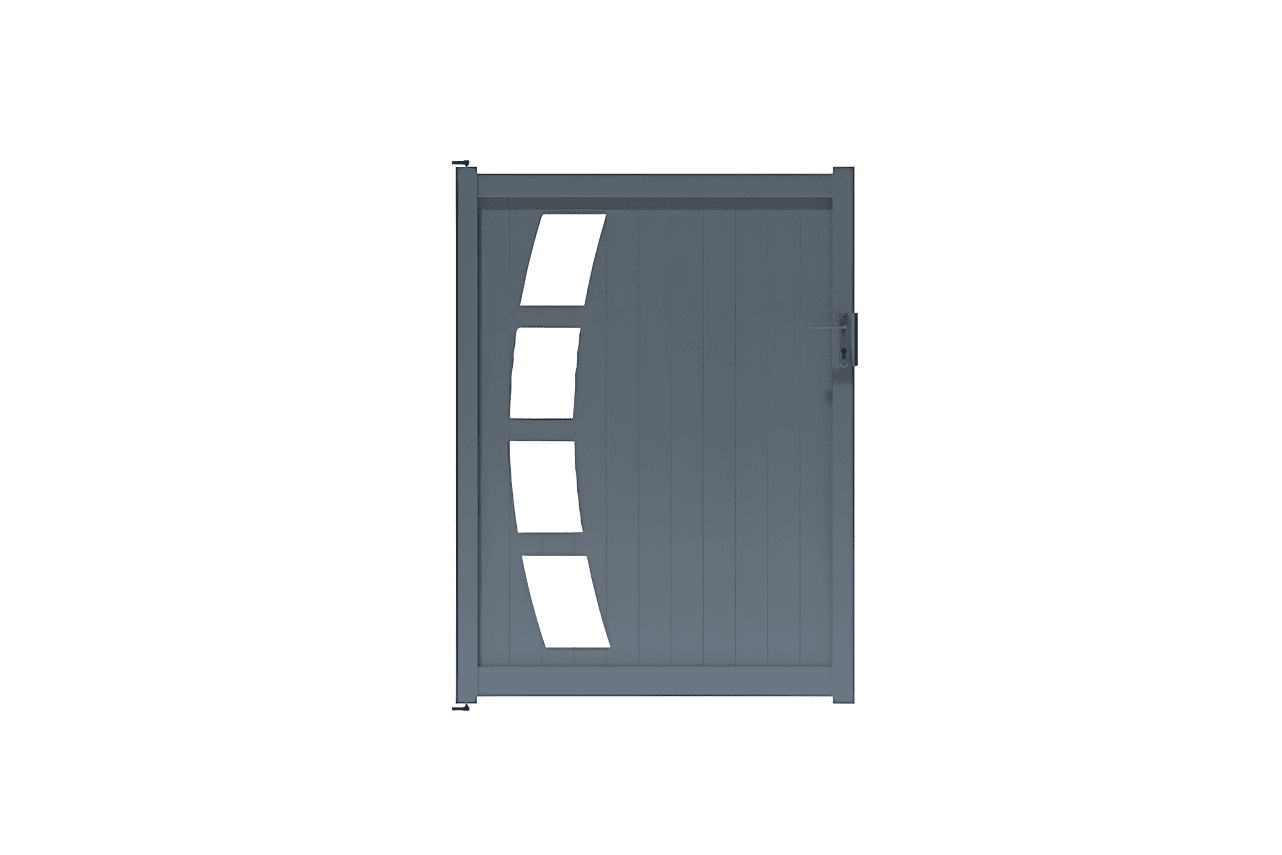 METAL GARDEN Portillons Aluminium portillon 1000x1000 plein