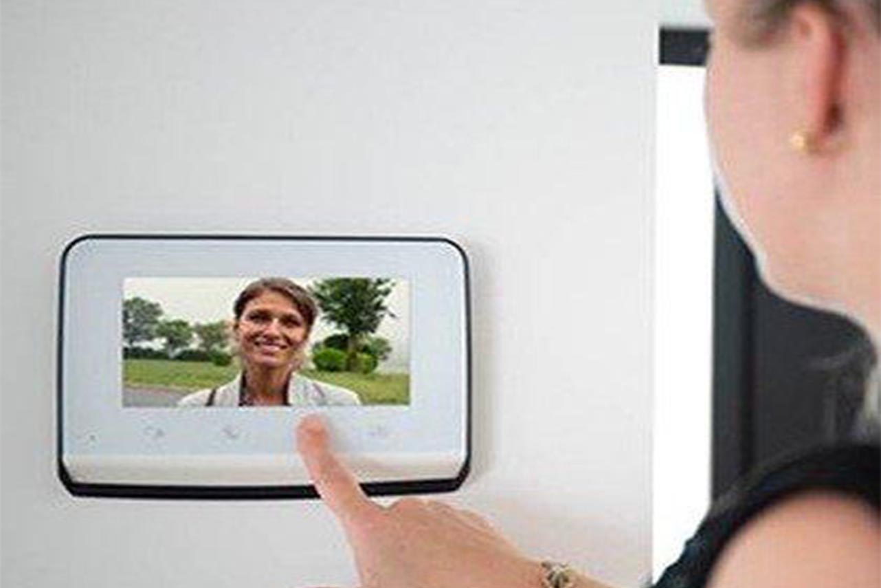 SOMFY V350 visiophone vidéo 7" 2 fils avec vision nocturne