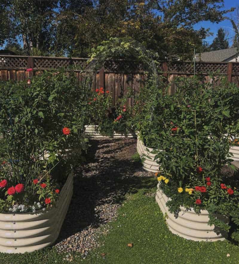Europe Clôture Vie et jardin Bac à plantes modulable 60-195cm acier vert