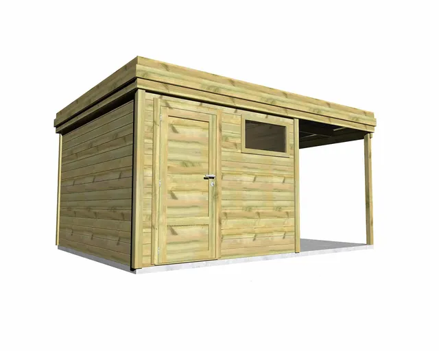 Abri Français Gamme Origine 2,5x3,3 m abri de stockage 17,7 m²