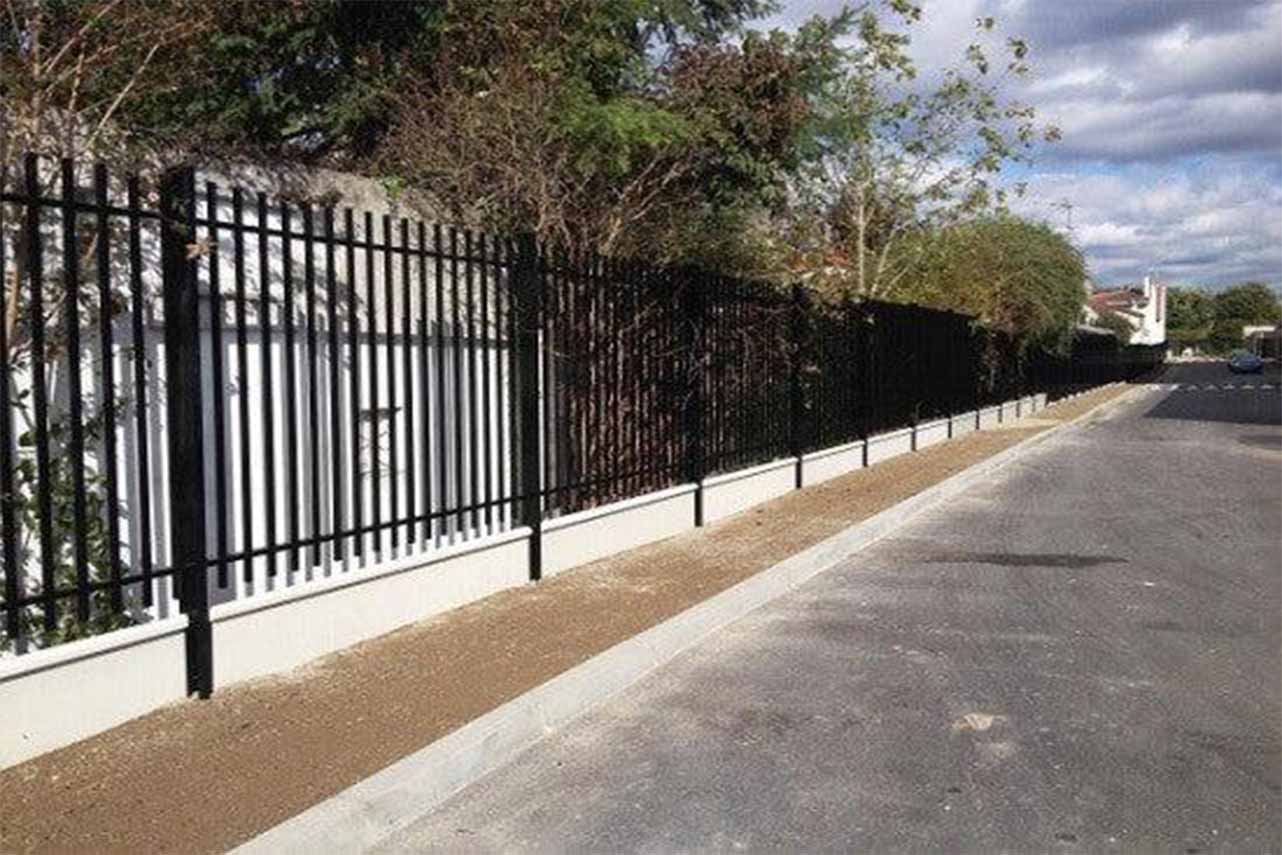 METAL GARDEN Barreaudages Acier tubes passants 1500 mm panneau