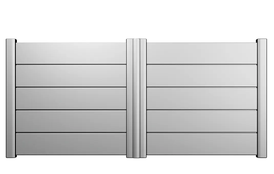 Préfalu BELLEDONE portail battant aluminium plein