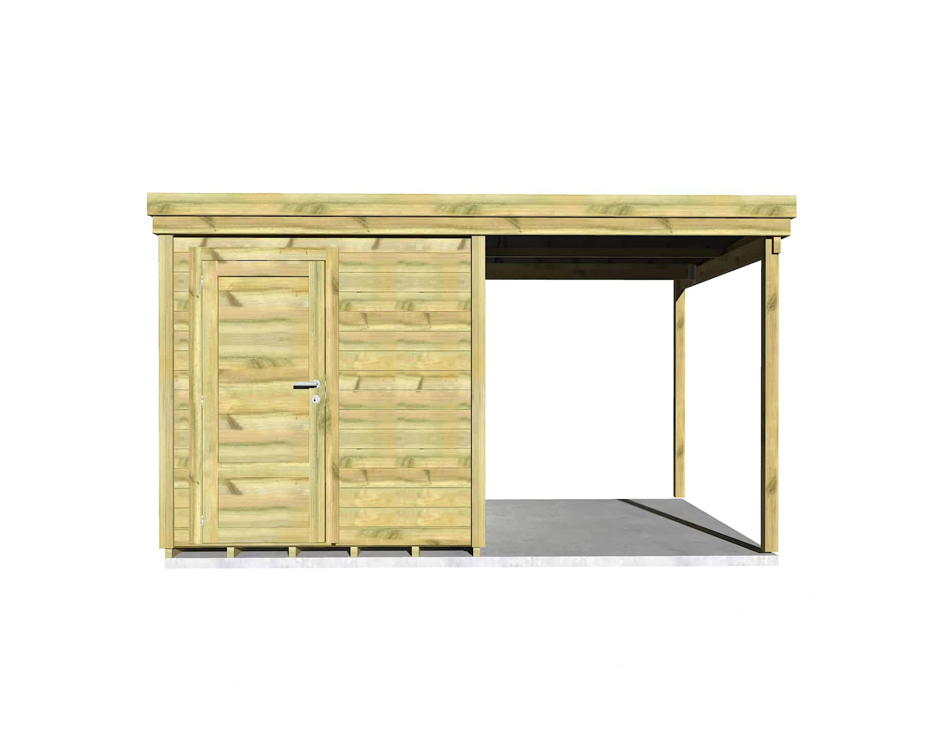 Abri Français Origine Cabanon abri de jardin 12,4 m²