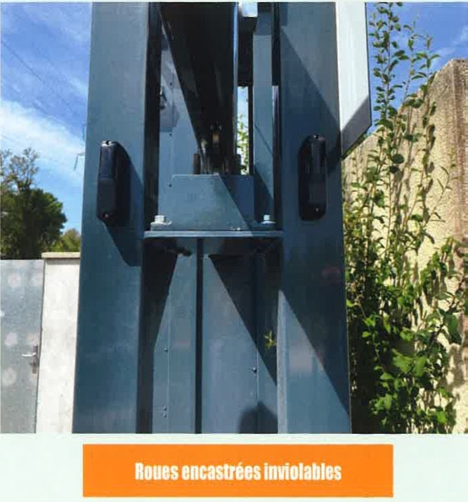 METAL GARDEN Portails Coulissants Portique filtrant 5000 mm acier