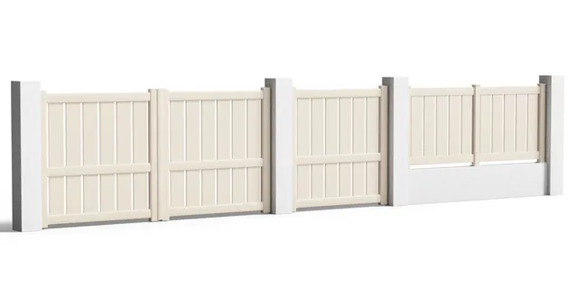 Préfalu Clôtures sur-mesure clôture ajourée aluminium sur mesure