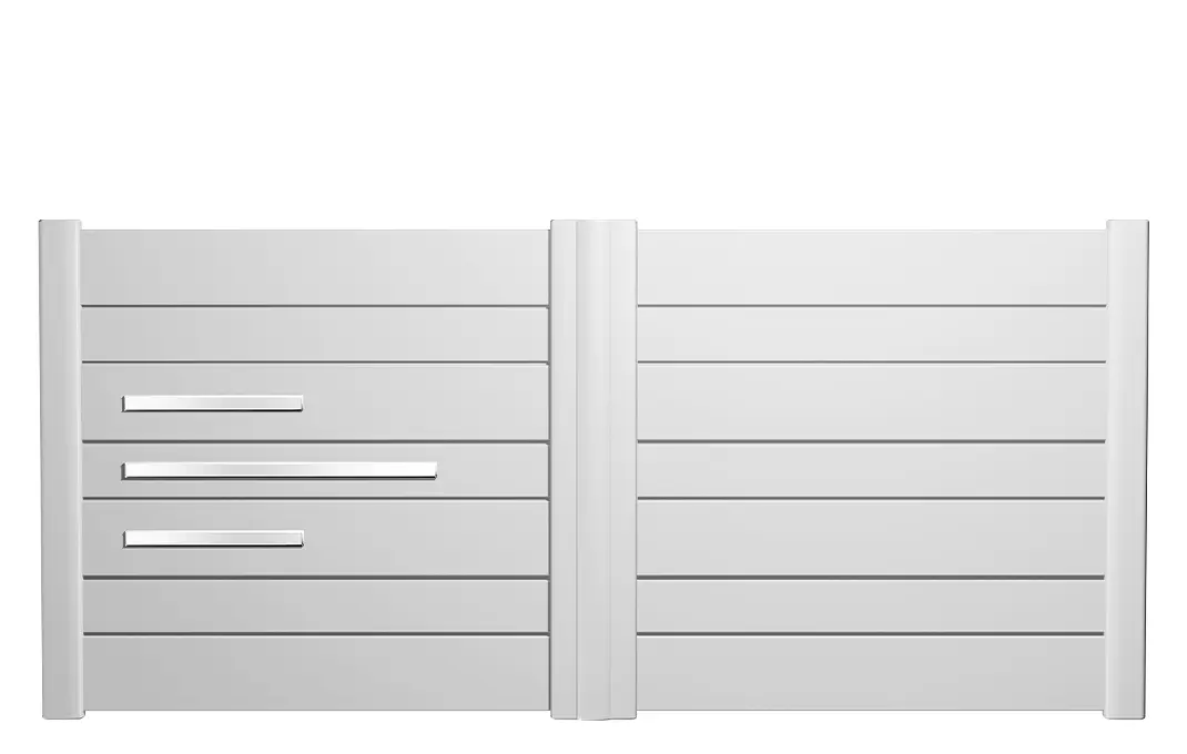 Préfalu Ligne portail battant aluminium jardin