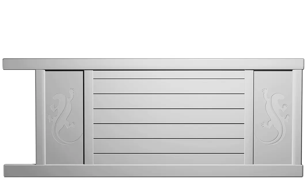 Préfalu Drunon portail battant aluminium jardin