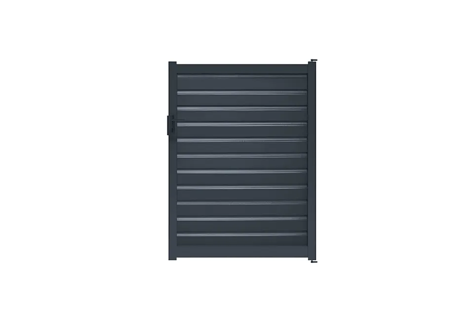 METAL GARDEN Portillons Aluminium persienne portillon 1000 mm occultant