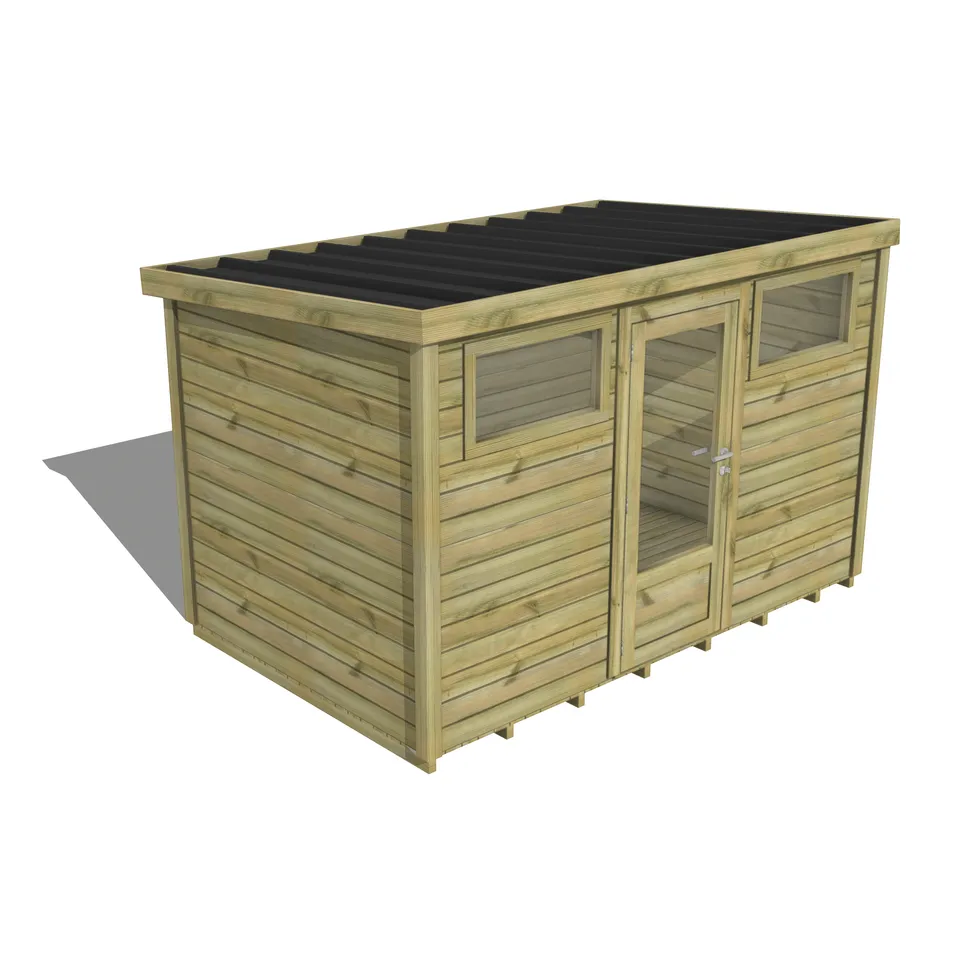 Abri Français Essentiel abri de jardin 8,2 m² avec plancher