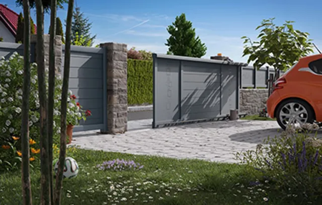 Préfalu MACCHU portail coulissant aluminium