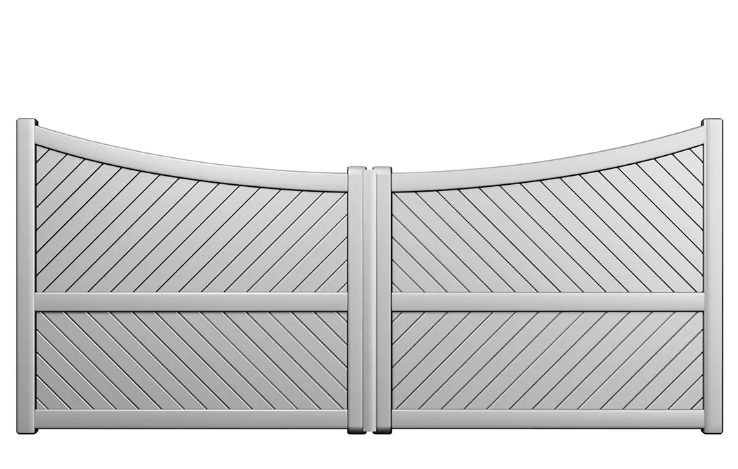 Préfalu BALDY portail battant aluminium droit
