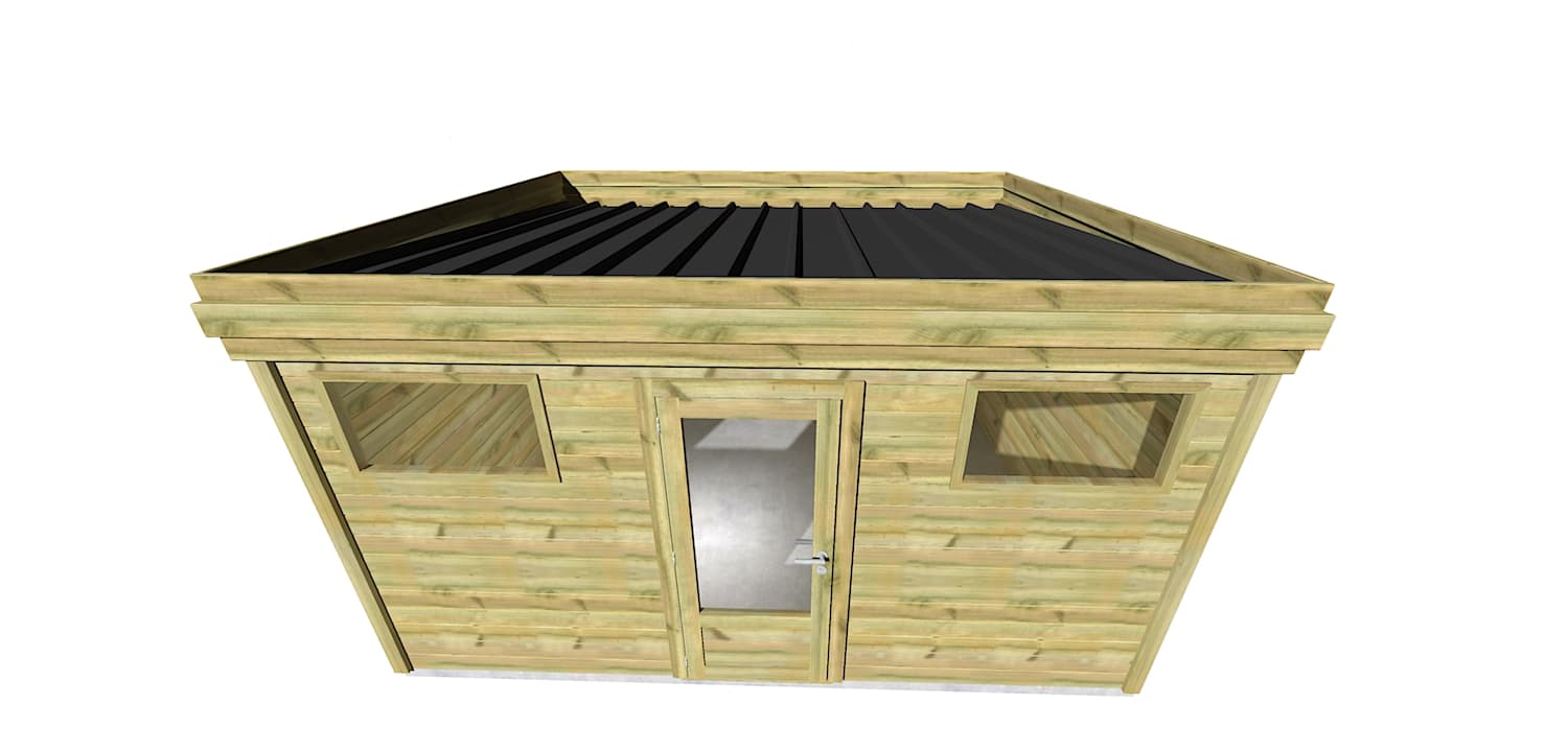 Abri Français Origine sur mesure abri jardin 16,5 m²