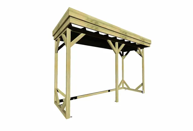Abri Français Abris Bûches abri bûches 4 stères 3,15x1,31 m